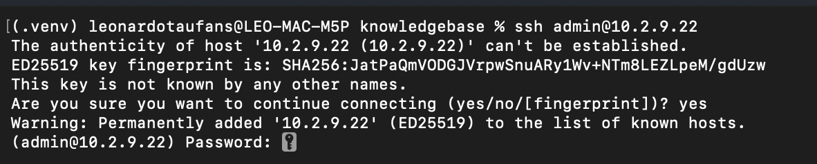 F5 CLI Login
