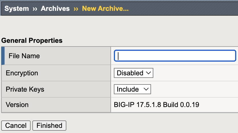 F5 New Archive